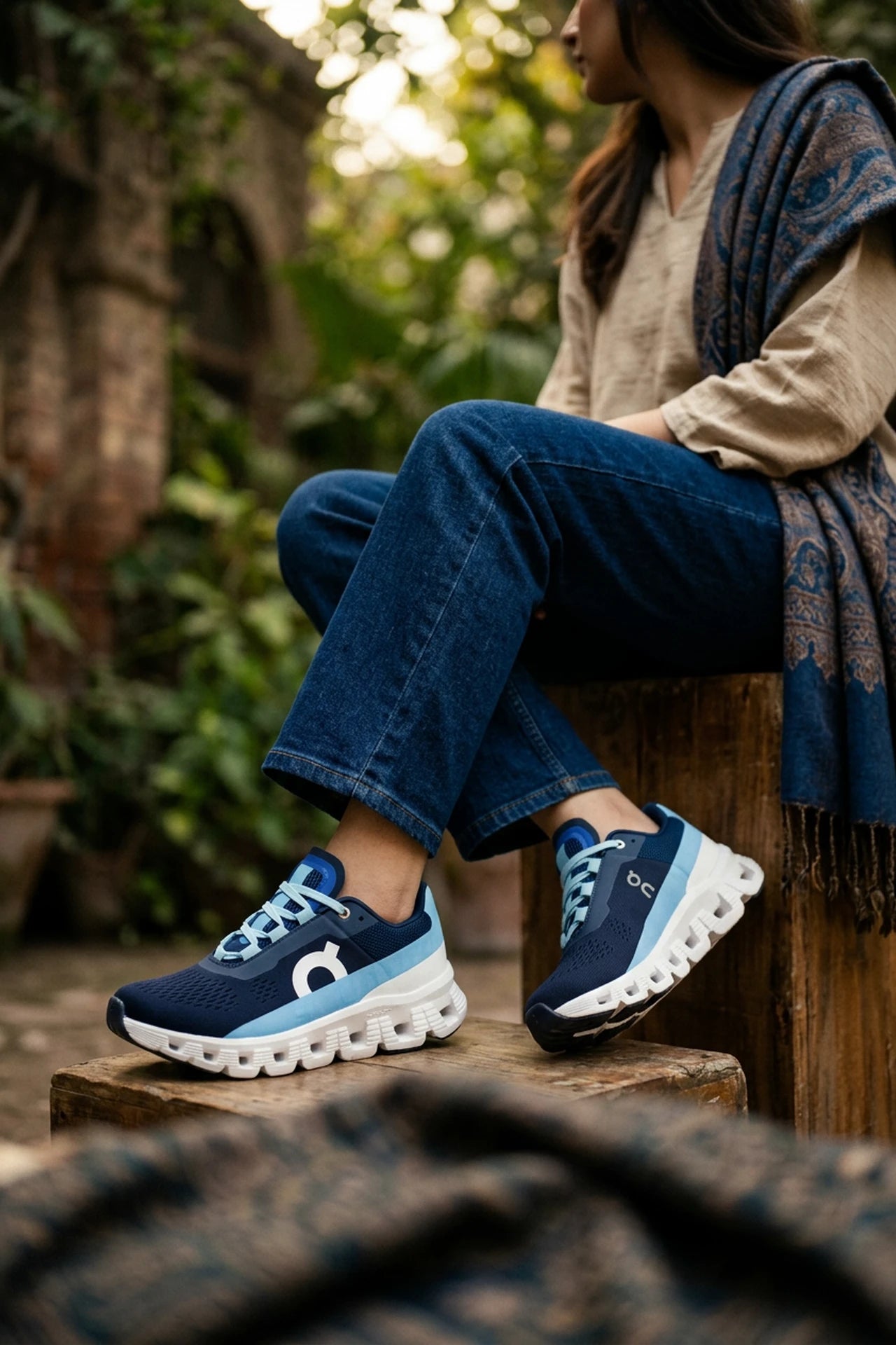 Women Delphine Blue Women Sneakers 0440726