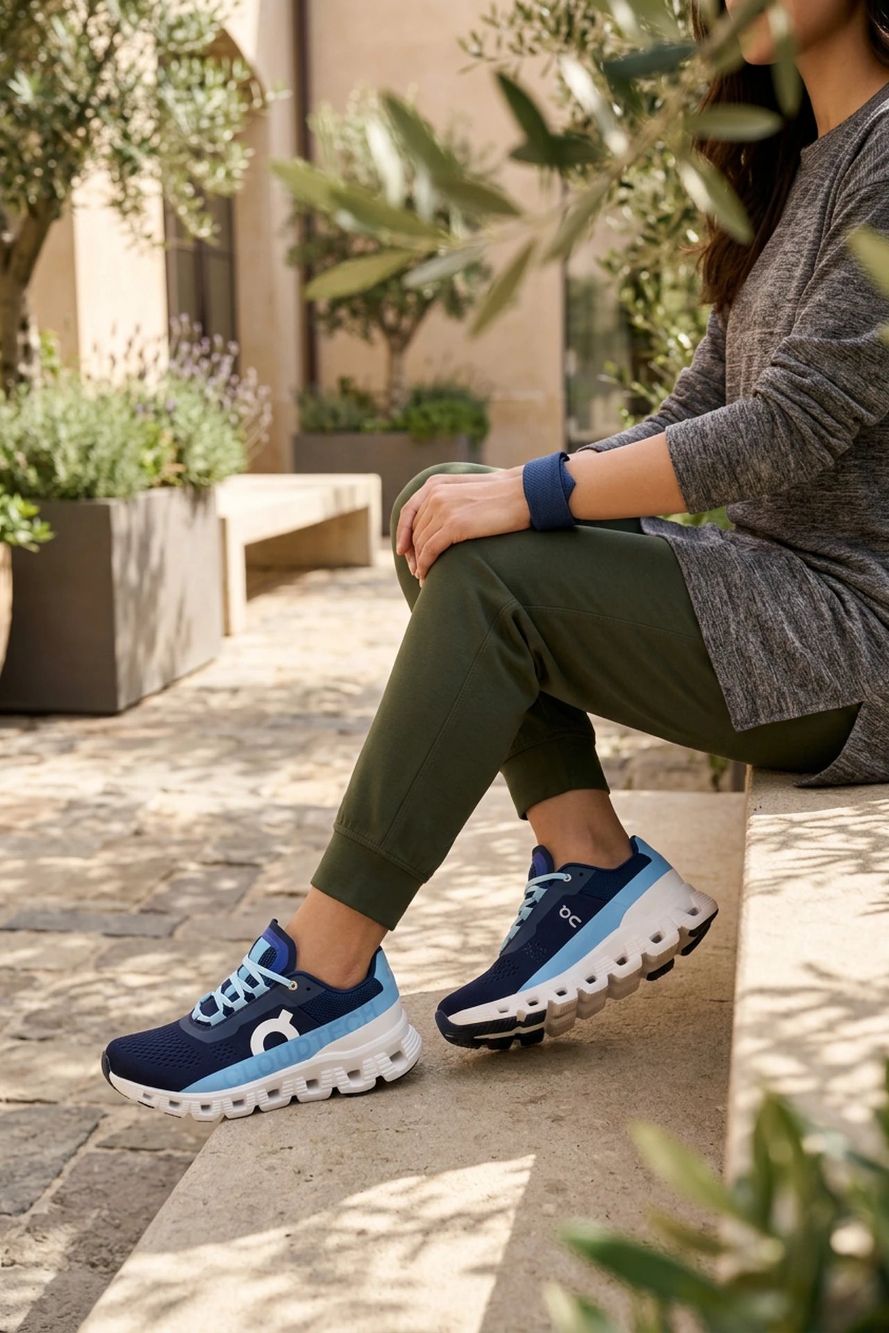 Women Delphine Blue Women Sneakers 0440726