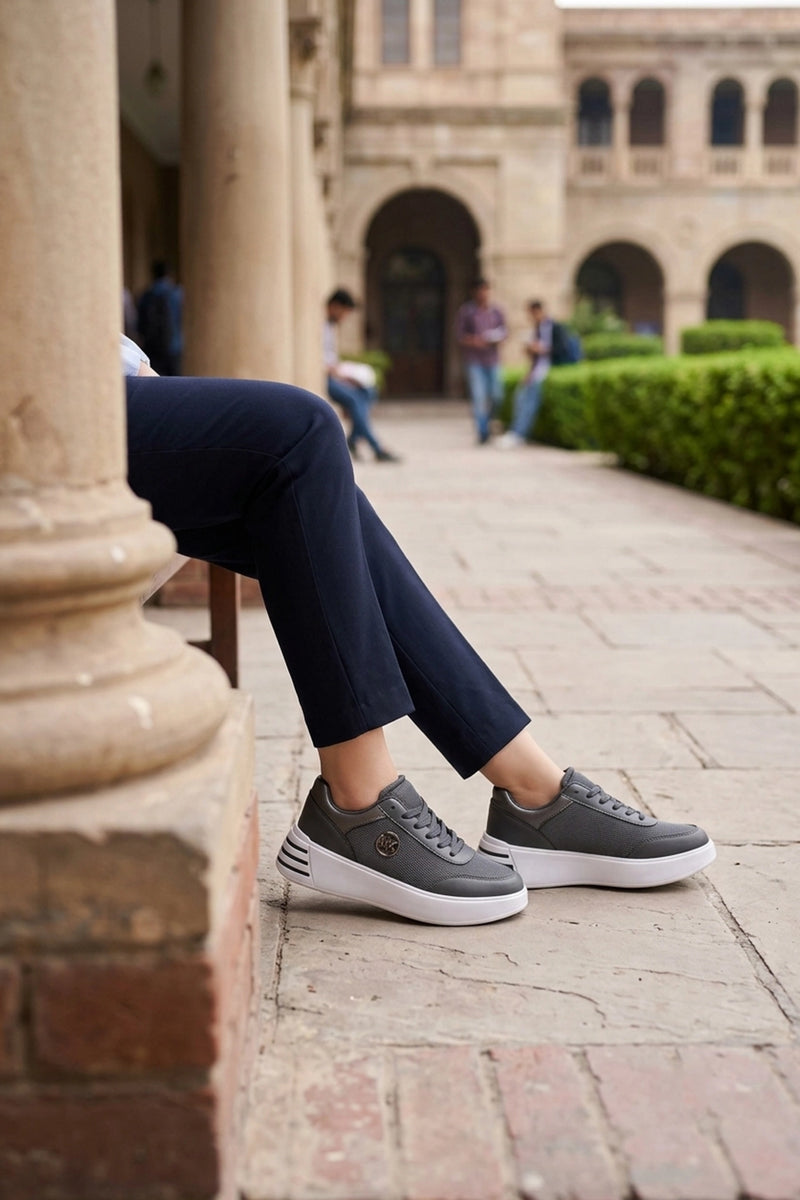 Women Gray Sneakers 0440647