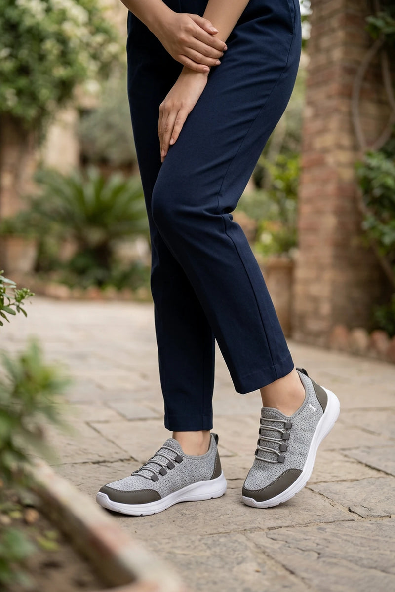 Women Gwyneth Gray Slip On Sneakers 0440729