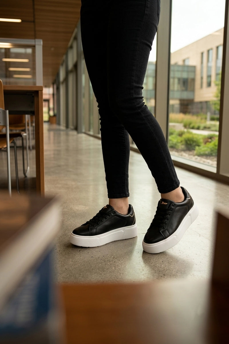 Women Sneaker Shoes Black 0440870