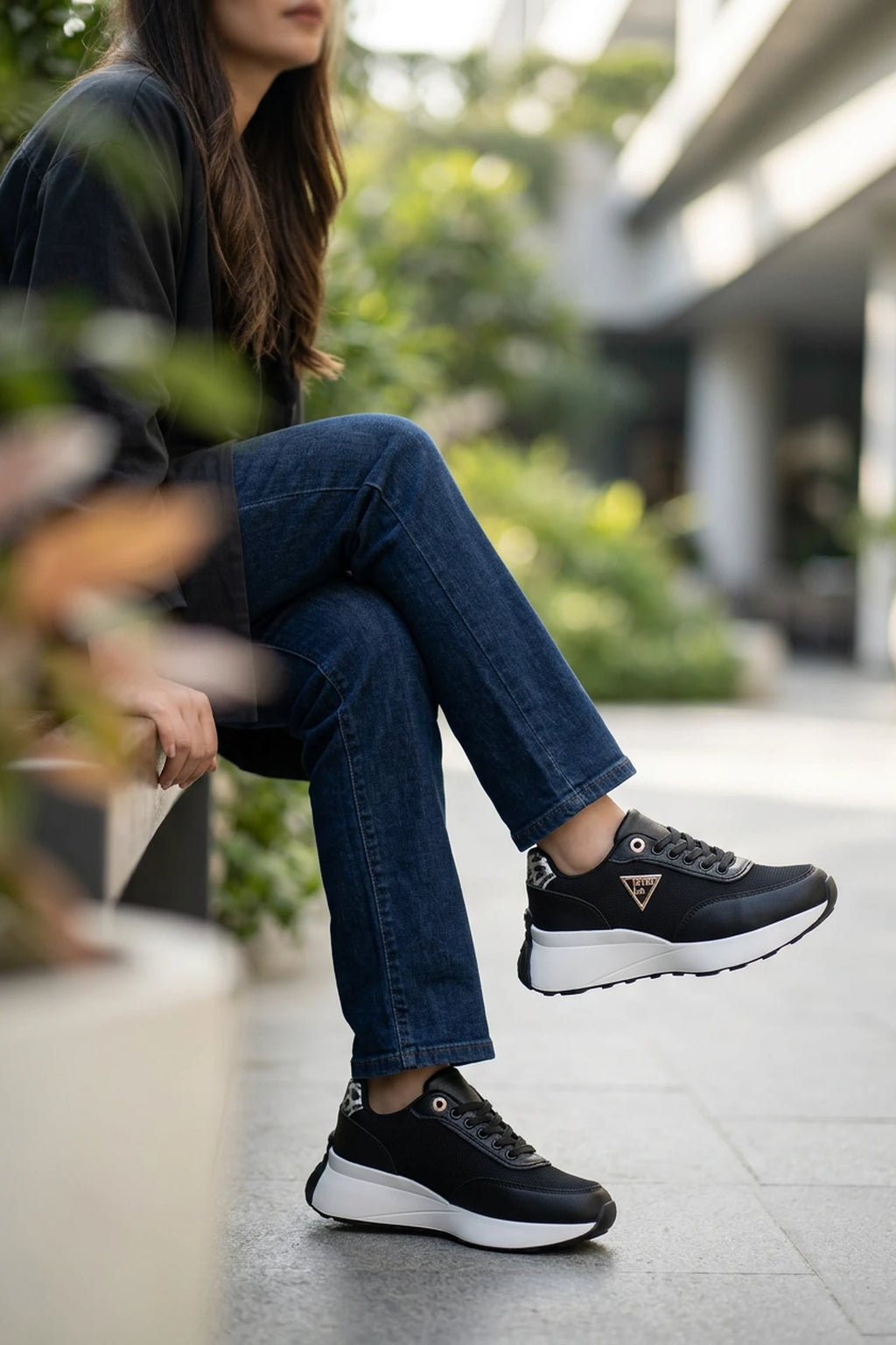 Women Sneaker Shoes Black 0440877