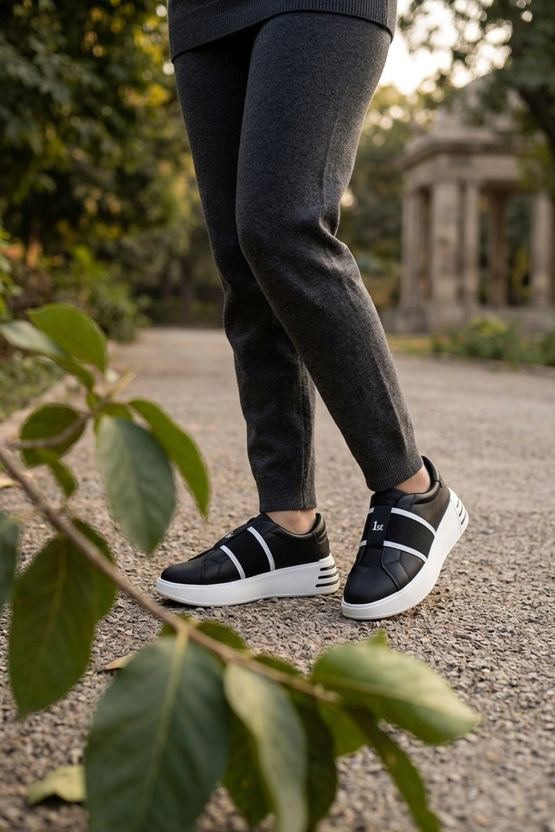 Women Sneaker Shoes Black 0440880