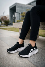 Women Sneaker Shoes Black 0440894