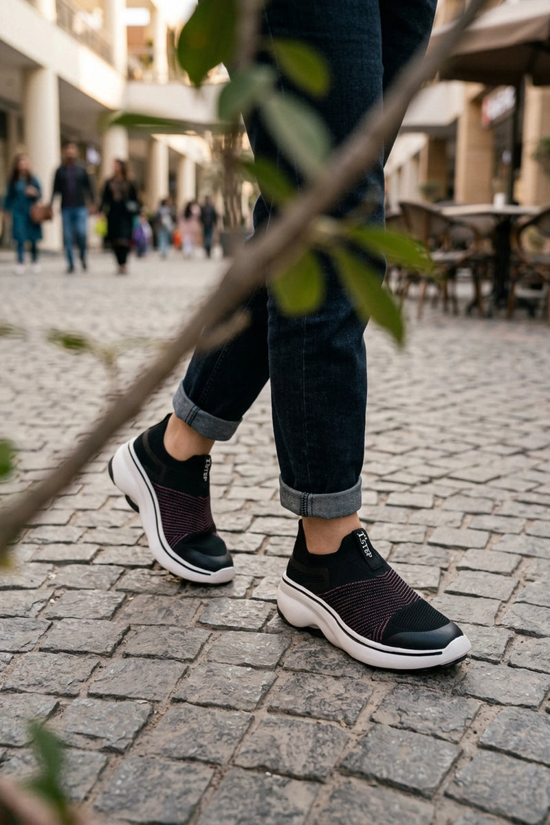 Women Sneaker Shoes Black 0440896