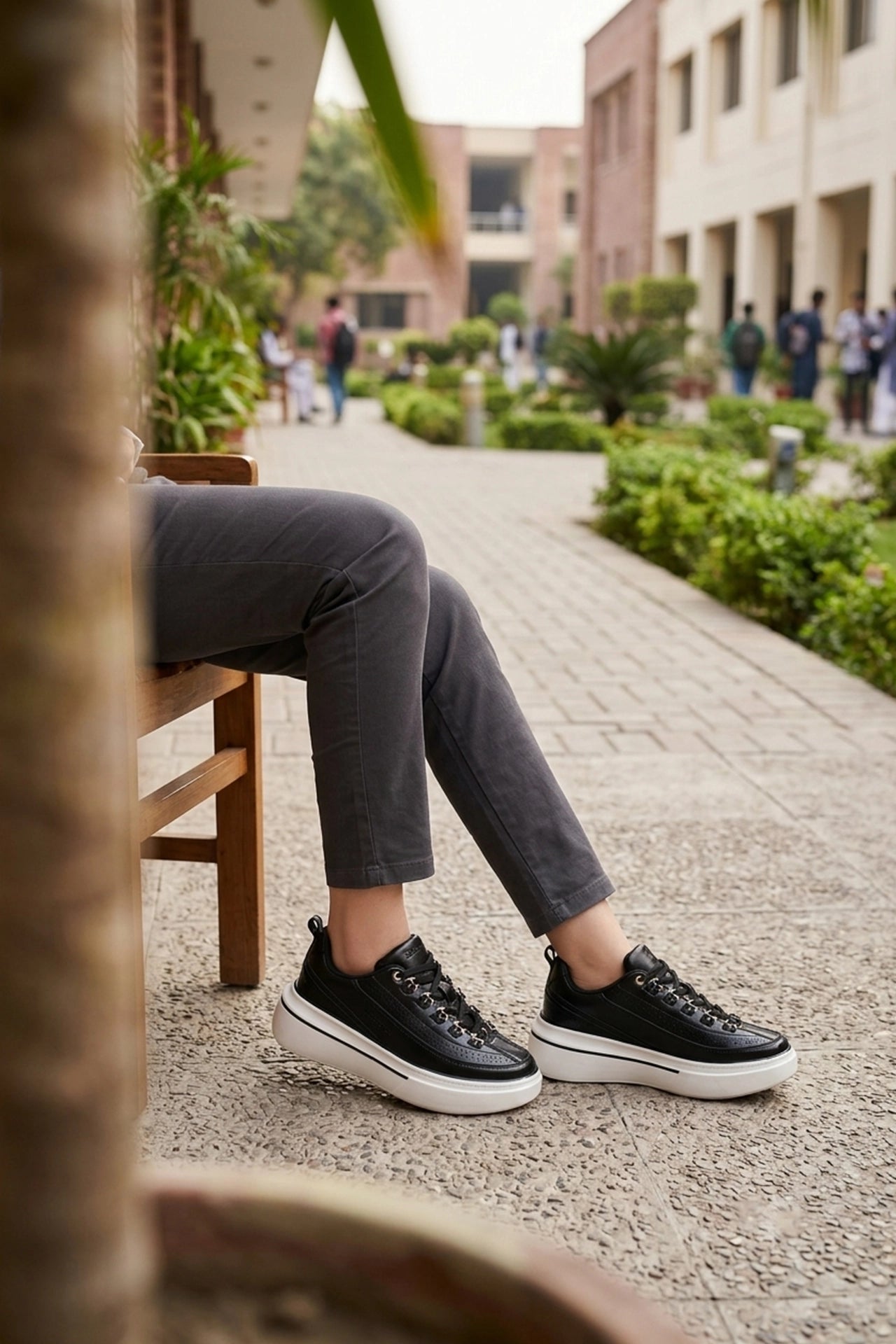 Women Sneaker Shoes Black 0440931