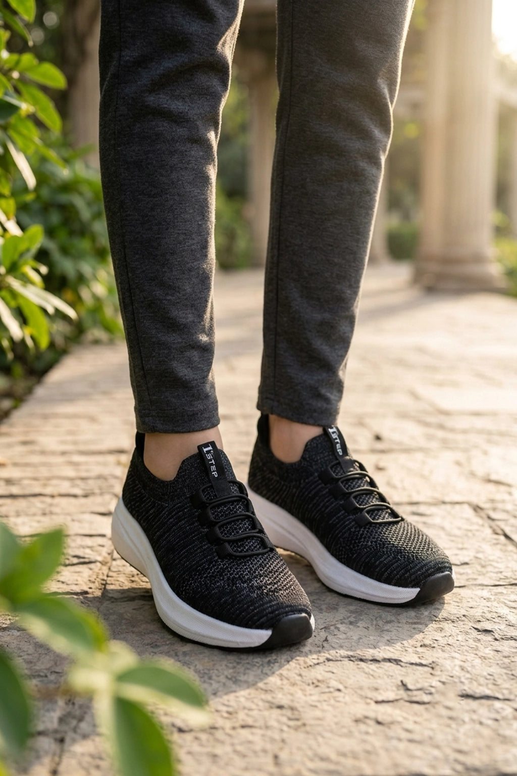 Women Sneaker Shoes Black 0441001