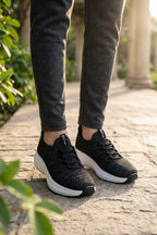 Women Sneaker Shoes Black 0441001