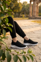 Women Sneaker Shoes Black 0441033