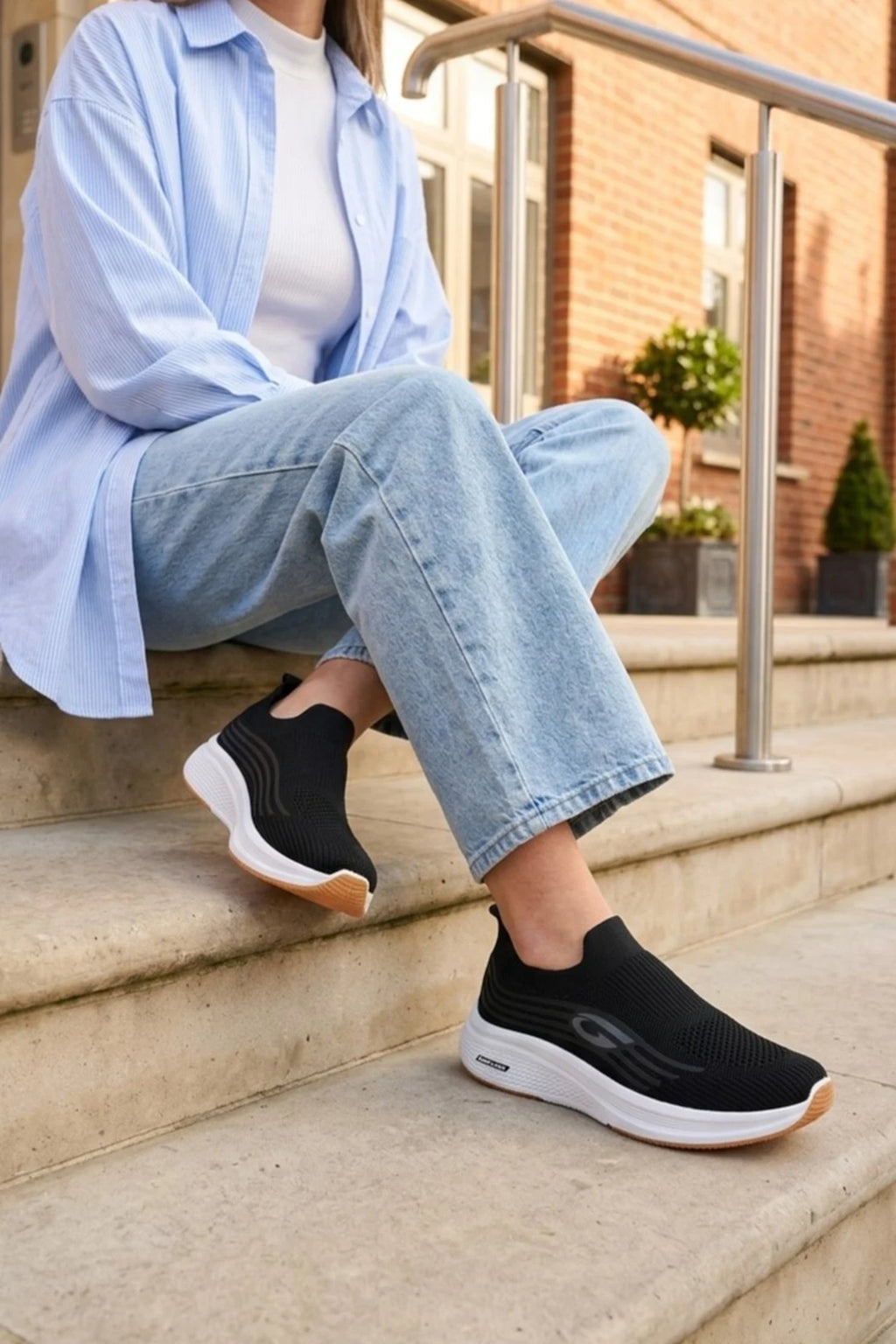 Women Sneaker Shoes Black 0441072