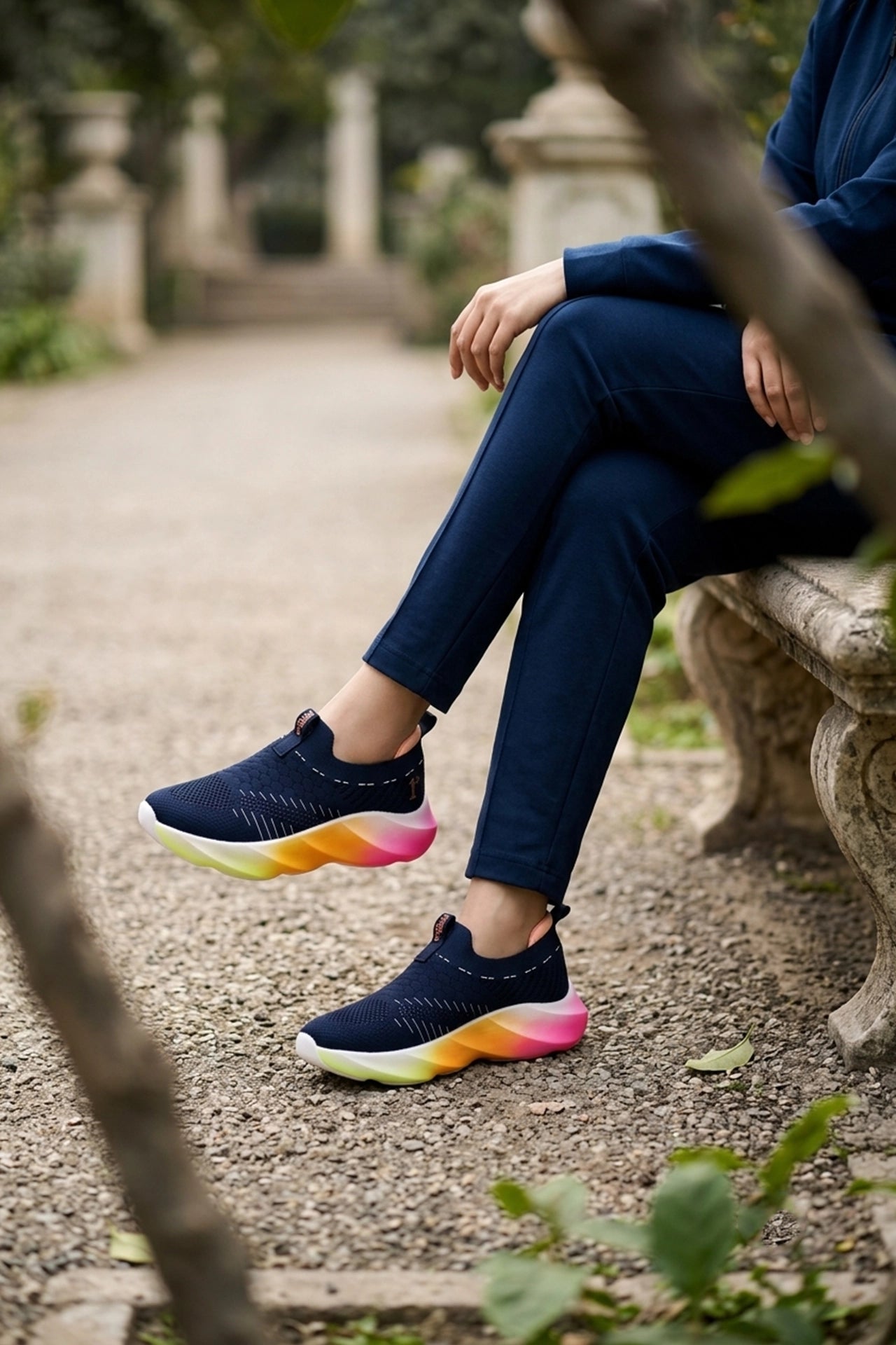 Women Sneaker Shoes Blue 0441035