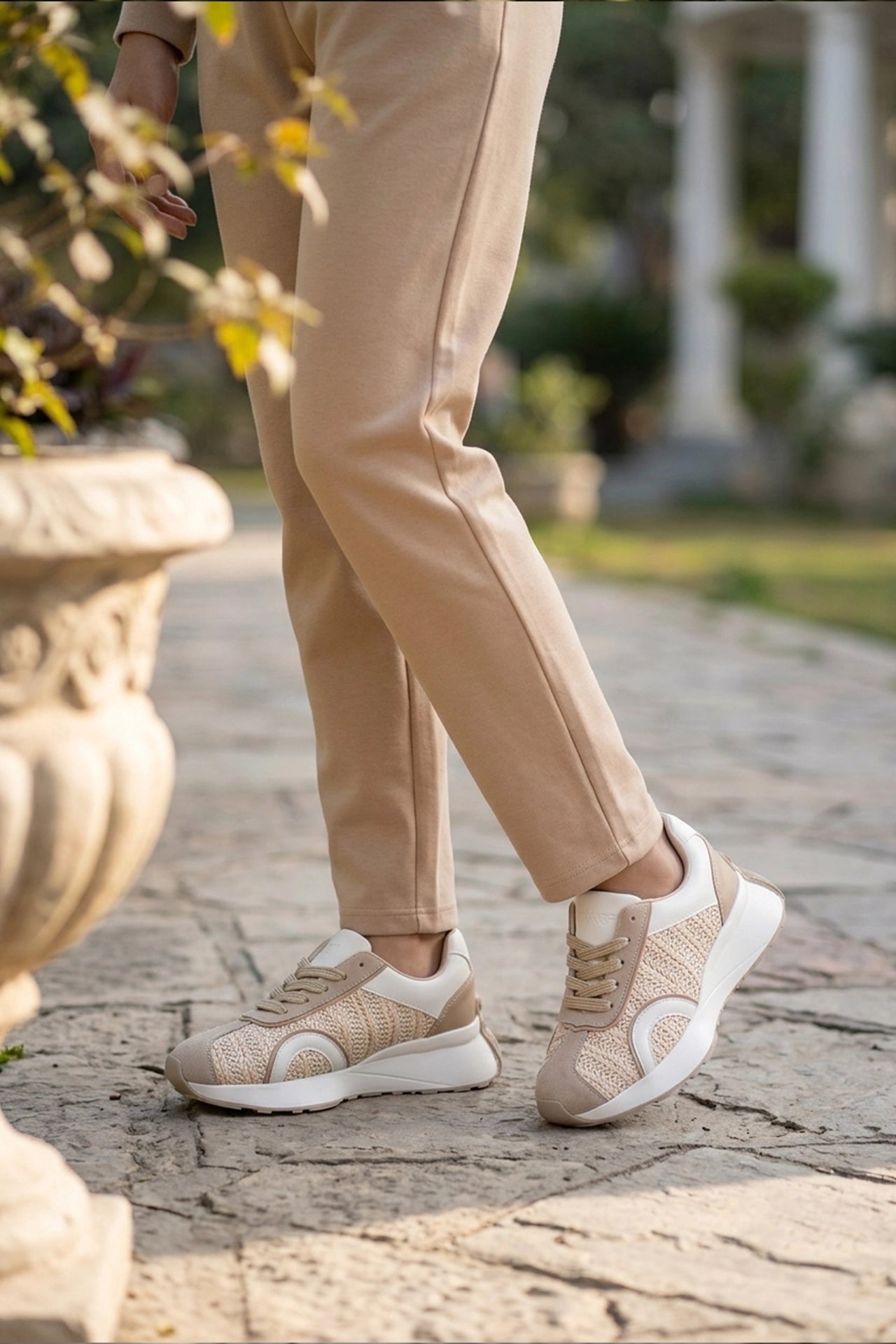 Women Sneaker Shoes Fawn 0440873