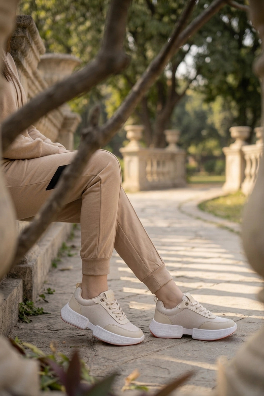 Women Sneaker Shoes Fawn 0440916