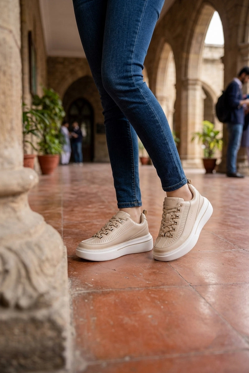 Women Sneaker Shoes Fawn 0440931