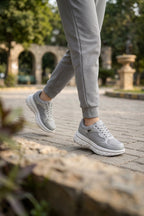 Women Sneaker Shoes Gray 0440913