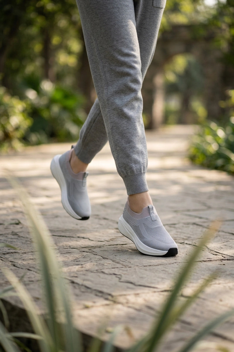Women Sneaker Shoes Gray 0440999