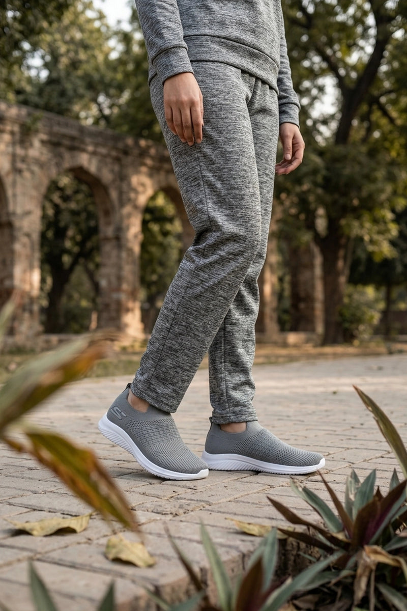 Women Sneaker Shoes Gray 0441017