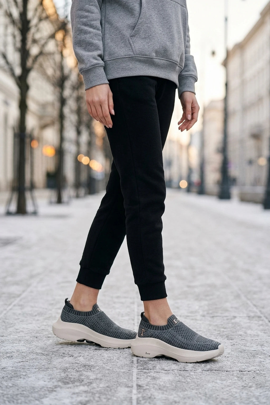 Women Sneaker Shoes Gray 0441069