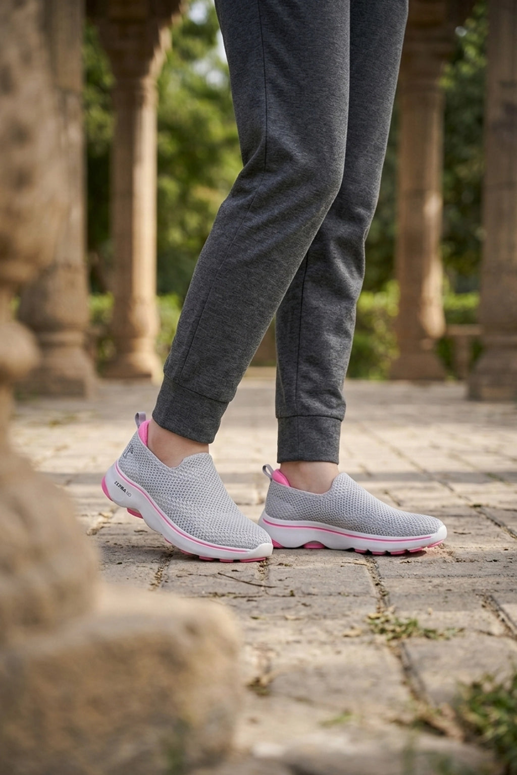 Women Sneaker Shoes Grey 0440867
