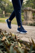 Women Sneaker Shoes Navy Blue 0440856