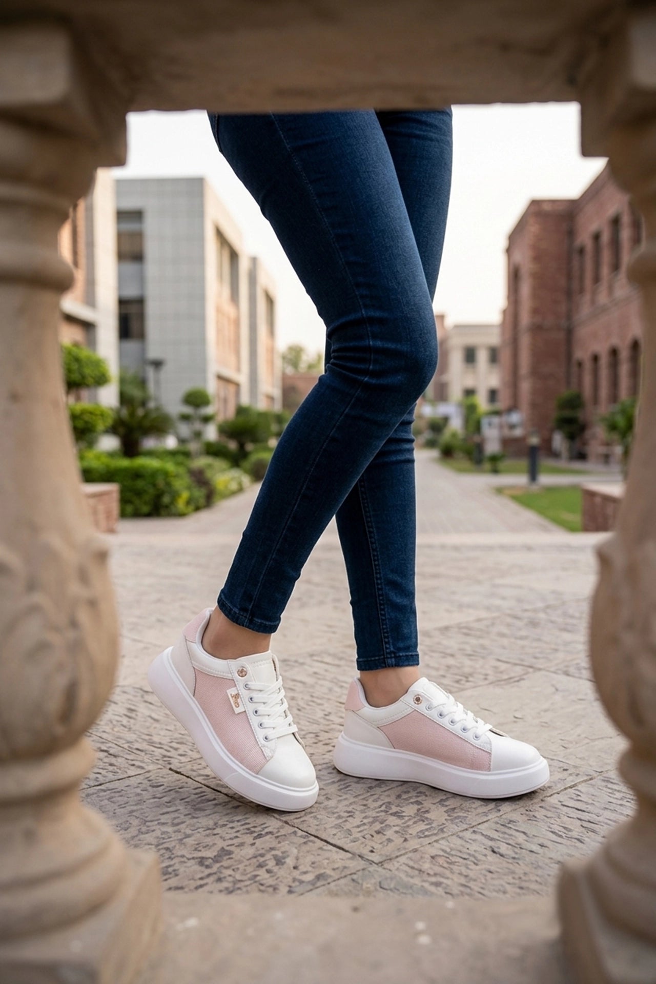 Women Sneaker Shoes Pink 0440875