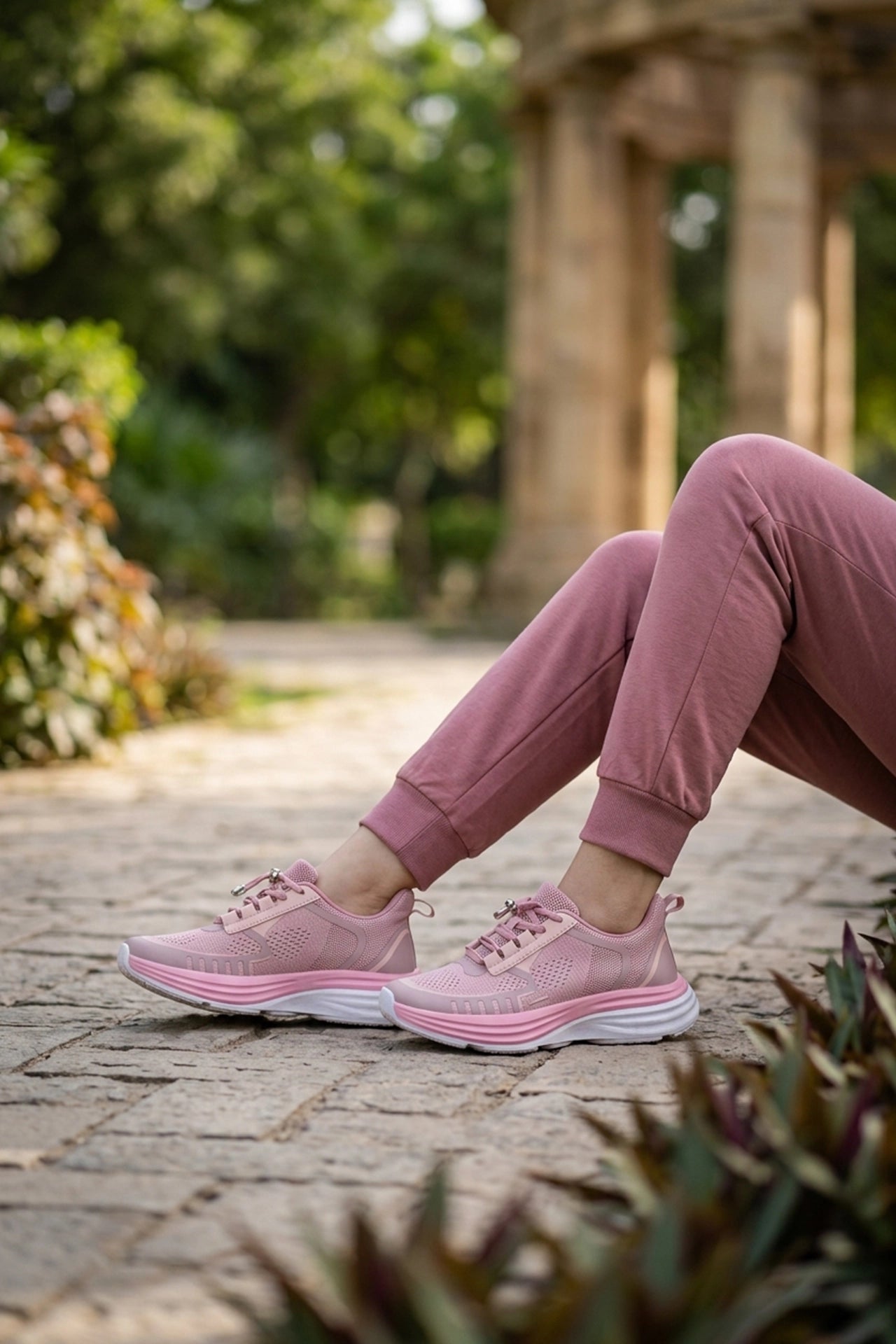 Women Sneaker Shoes Pink 0440884
