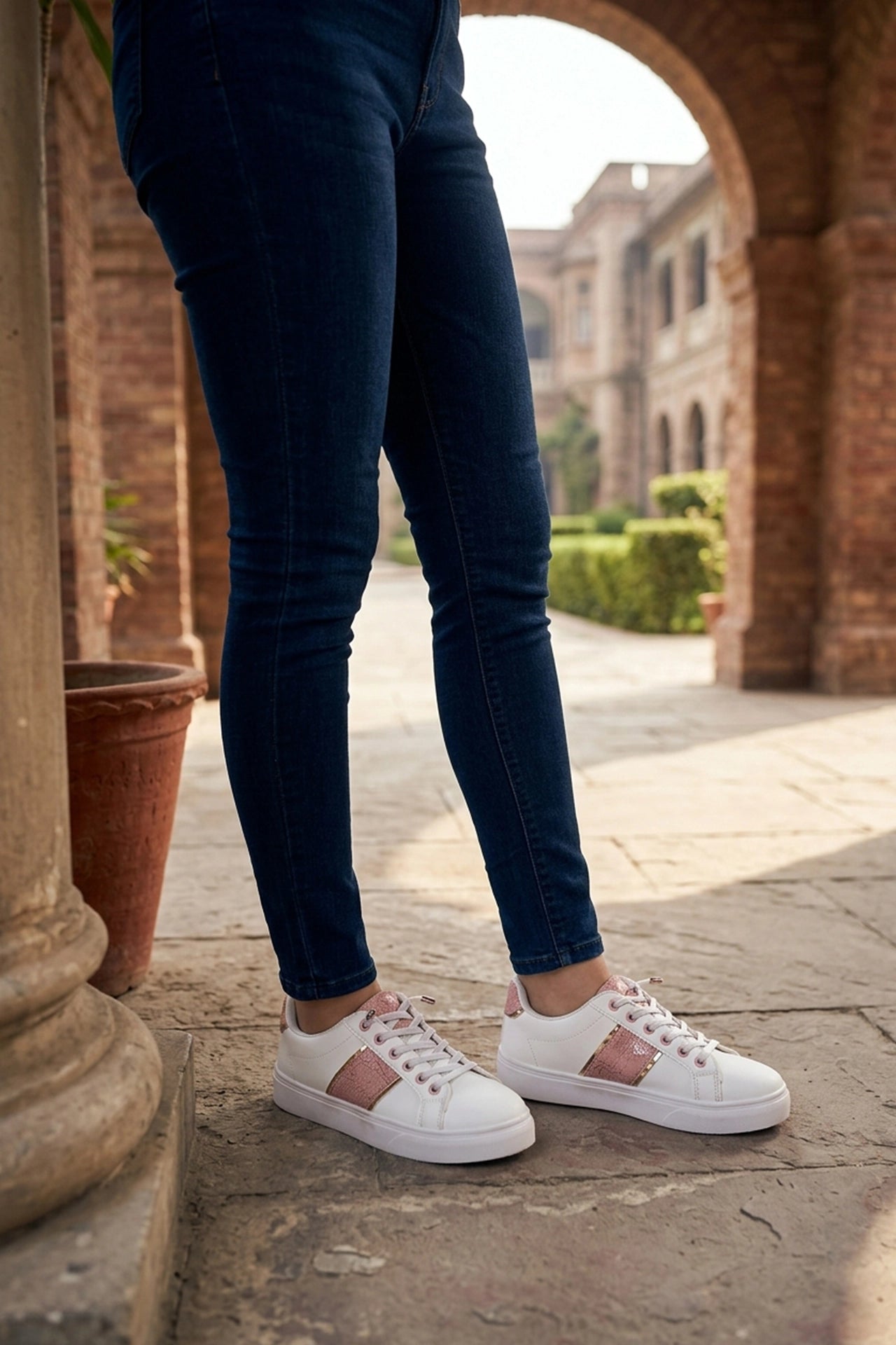 Women Sneaker Shoes Pink 0440954