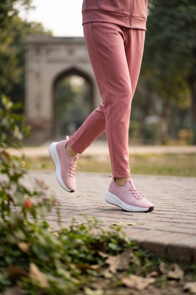 Women Sneaker Shoes Pink 0441001