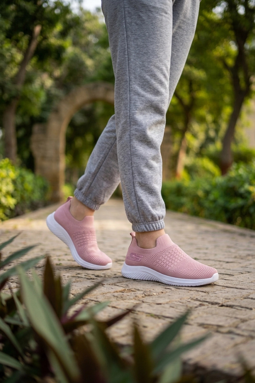 Women Sneaker Shoes Pink 0441017