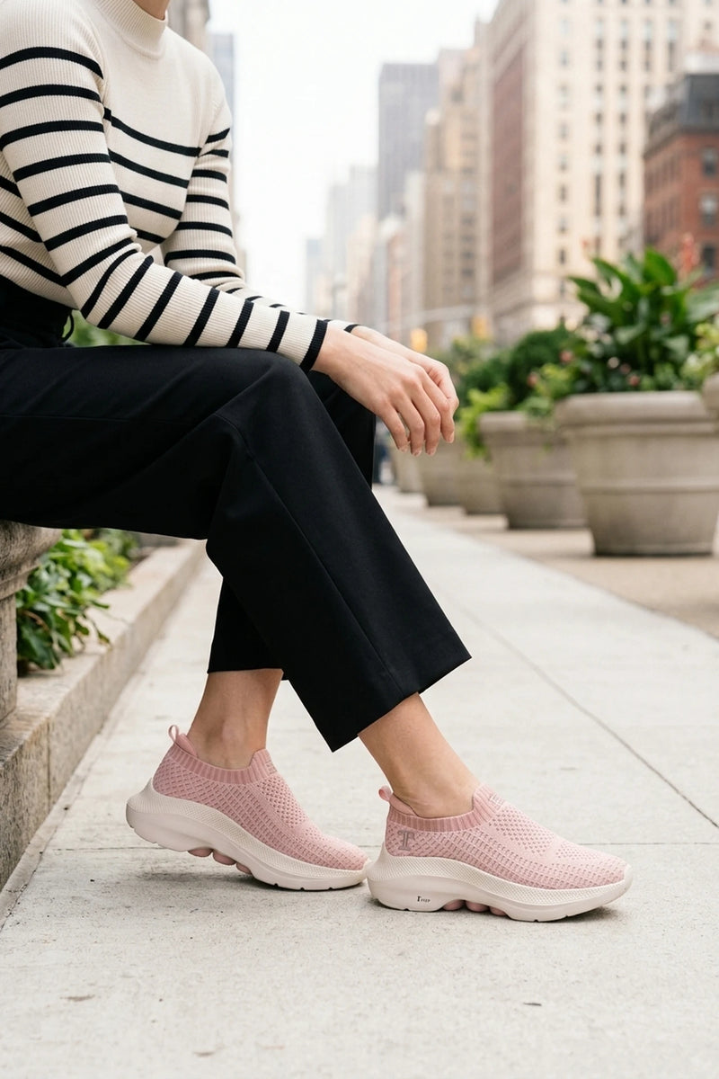 Women Sneaker Shoes Pink 0441069