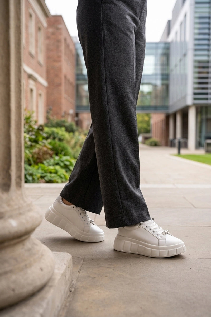 Women Sneaker Shoes Silver 0440935