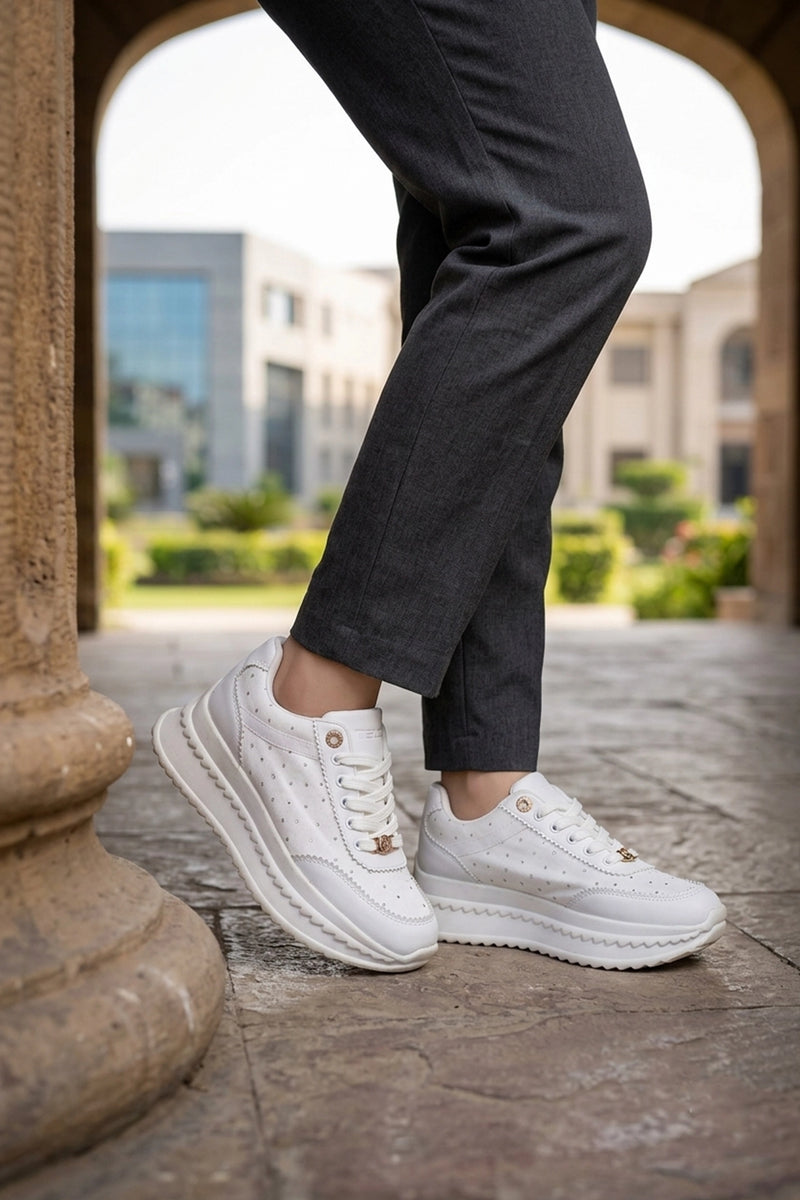 Women Sneaker Shoes White 0440869