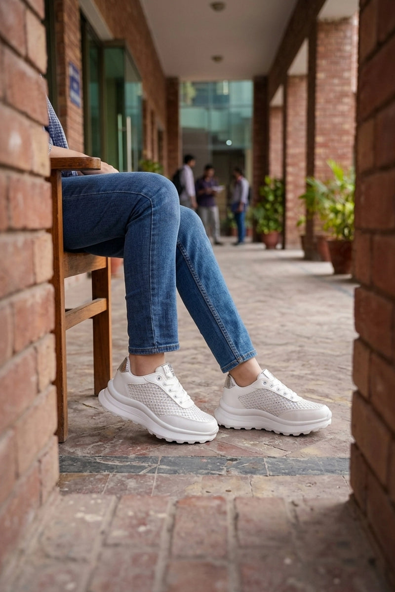 Women Sneaker Shoes White 0440874