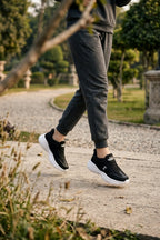 Women Womens Black Sneakers 0440859