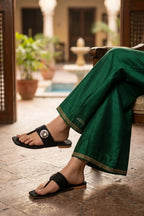 Womens Black Casual Slippers 0413288