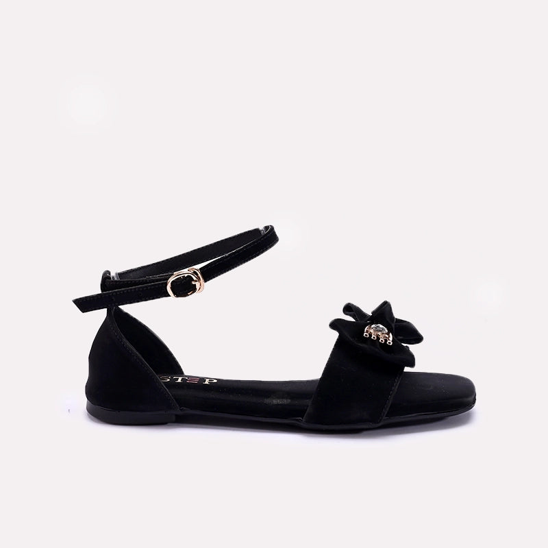 Womens Black Fancy Sandals 0421408