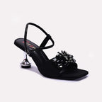 Womens Black Fancy Sandals 0421446