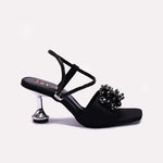 Womens Black Fancy Sandals 0421446