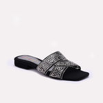 Womens Black Fancy Slippers 0413022