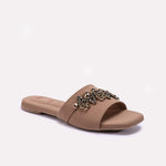 Womens Fawn Casual Flat Slippers 0412948