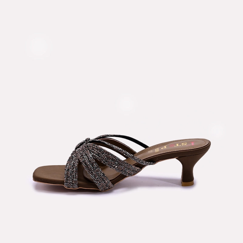 Womens Fawn Fancy Heel Slippers 0413051