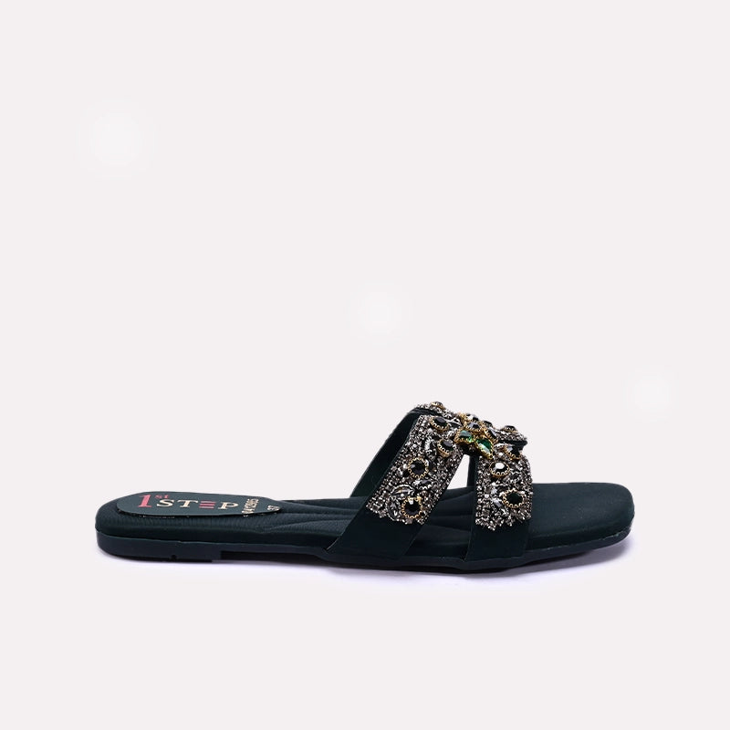 Womens_Green_Fancy_Flat_Slippers_0412985_2.webp
