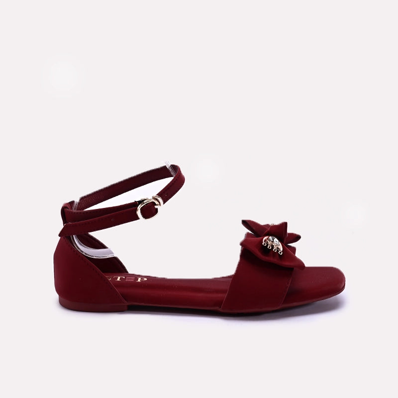 Womens Maroon Fancy Sandals 0421408