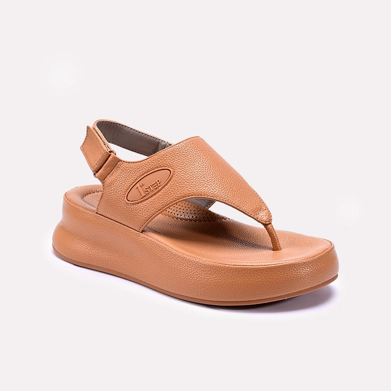 Womens_Mustard_Chunky_Casual_Sandals_0421562_1.webp