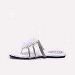 Womens White Fancy Slippers 0413005