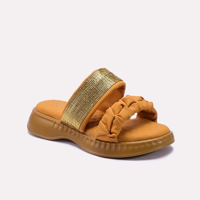 Yellow Comfy Fancy Slippers