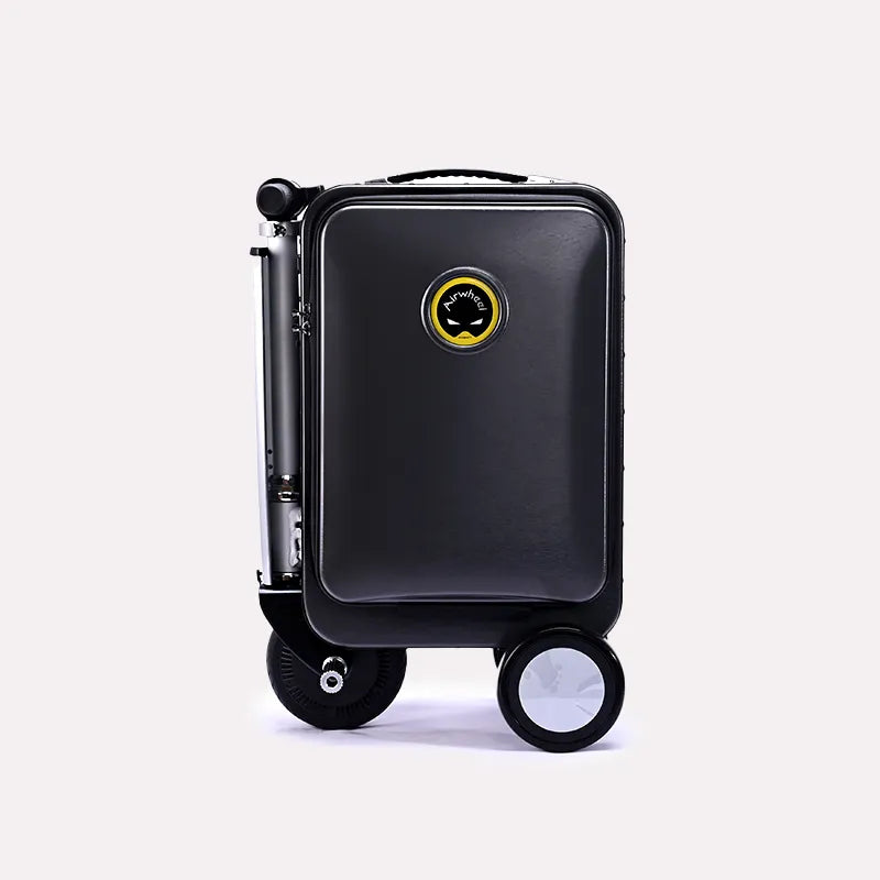 electric luggage bag black