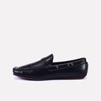 alfred black modish loafers for men