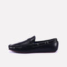 alfred black modish loafers for men