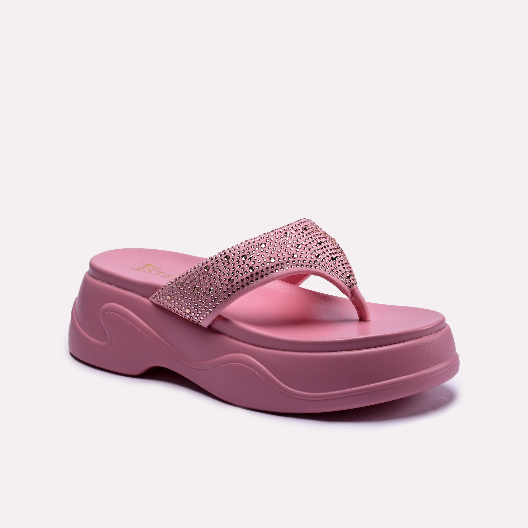 womens pink platform flip flop slippers